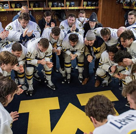 Umich Hockey Aesthetic, Umich Hockey Team, University Of Michigan Hockey, Sports Aesthetics, Luke Hughes, Army Helicopter, Michigan Hockey, Nhl Wallpaper, College Hockey