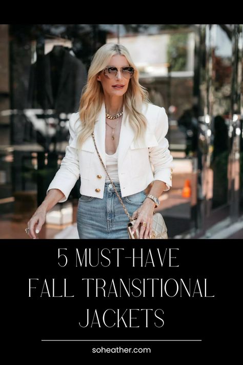 Jackets For Summer, Jackets To Wear With Dresses, Now And Later, Transitional Dressing, Summer To Fall, Fabulous Fall, Classic Blazer, Spring Jackets, Cropped Blazer