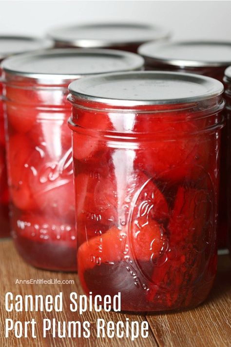 Canned Plum Recipes, Canned Plums Recipes, Recipes Using Canned Plums, Canning Plums Recipes, Plum Canning Recipes, Plum Pie Filling Recipe, Plum Recipes Canning, How To Preserve Fresh Plums, Canning Yellow Plums Recipes