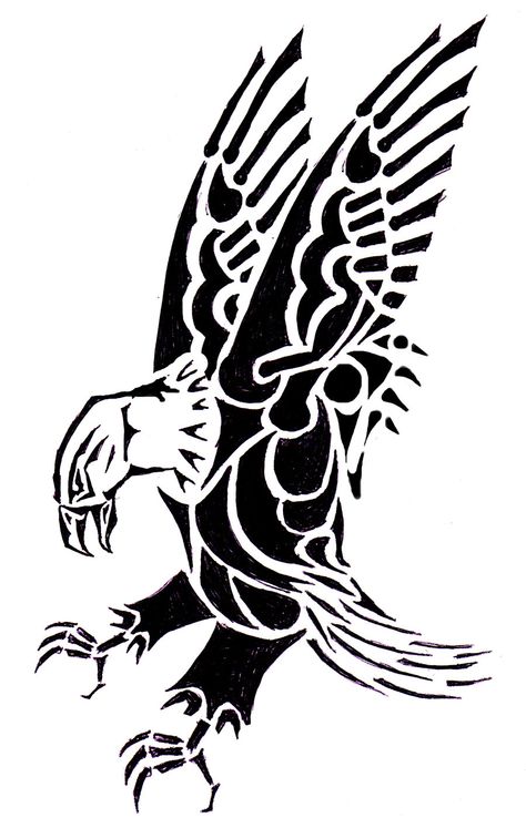 Tattoo With Wings, Eagle Wing Tattoos, Vector Library, Many Tattoos, Wing Tattoos, Tattoo Nails, Celtic Cross Tattoos, Eagle Drawing, The Aztecs