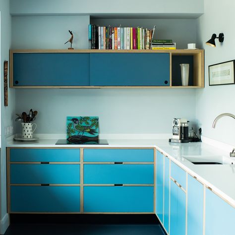 Modern Retro Kitchen, Bespoke Kitchen Cabinets, Types Of Kitchen, Plywood Kitchen, Bespoke Kitchen Design, Kitchen Manufacturers, Color Pantone, Bespoke Kitchen, Yorkshire Uk