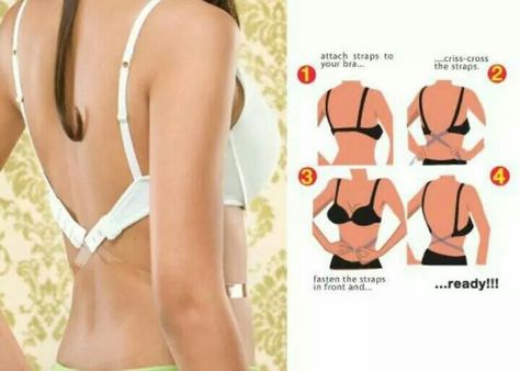 Bh Hacks, Bra Hacks Diy, Diy Bra, Mode Tips, Bra Hacks, Low Back Dresses, Beauty Tricks, Hoco Hair Ideas, Fashion Hacks Clothes