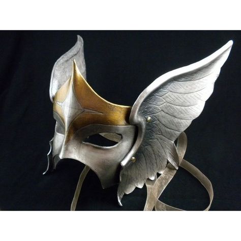 valkyrie leather mask found on Polyvore featuring women's fashion, costumes, masks and leather costume Valkyrie Mask, Valkyrie Helmet, Valkyrie Costume, Beautiful Warrior, Paintball Mask, Norse Gods, Venetian Masks, Venetian Mask, Face Plate