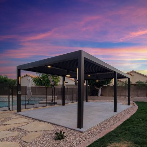 A Pergola X by StruXure is a great way to utilize your outdoor living space even more! Bring the Indoors Out!! ⁠@StruXureOutdoor #StruXure⁠ #PergolaX #Pergola⁠ #Backyard⁠ #OutSmartTheSun⁠ #PergolaGoals⁠ #PatioCover⁠ #BackyardIdeas⁠ #outdoorliving⁠ #outdoordesign⁠ #backyardoasis⁠ #AzPatios #ScottsdaleStruXure Installation by Az Patios