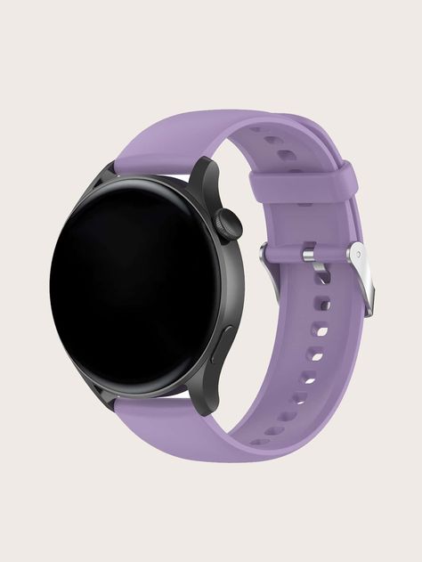 Purple    Silicone Plain  Embellished   Smart Watches & Accs Smart Watch For Girls, Luxury Purple Luxury Watch, Pink Smart Watch, Purple Smart Watch, Cheap Pink Adjustable Digital Watch, Huawei Watch, Samsung Gear Watch, Smart Watch, Watch Bands