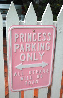 Princess Parking Only, Escape From New York, Princess Parking, Im A Princess, Parking Signs, Pink Princess, Look At You, Funny Signs, Wiener