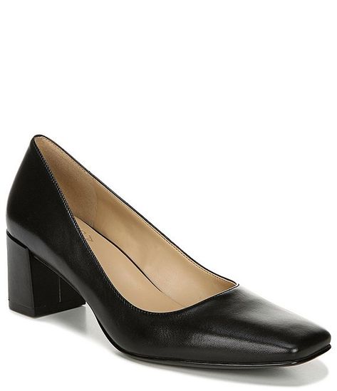 Karina Leather Block Heel Pumps #Sponsored #Leather, #Sponsored, #Karina, #Block Silver Shoes Low Heel, Ladies Court Shoes, Nude Stiletto Heels, Silver Low Heels, Office Heels, Cheap Heels, Ladies Design, Navy Blue Heels, Basic Shoes