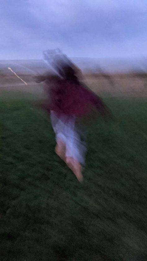 blurry, red, grey, sunset, grass Spirit Film, Ep Cover, Running Music, Fake Insta, Person Running, Film Ideas, Aesthetic Cover, Dreamy Photography, Matching Profile