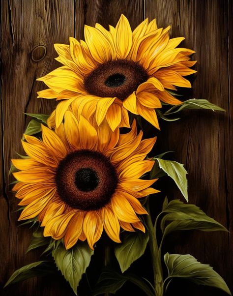 Pictures Of Sunflowers, Sunflowers And Pumpkins, Diamond Craft, Sunflowers Painting, Diamond Art Painting Kits, Fall Sunflowers, Flower Reference, Sunflower Artwork, Sunflower Images