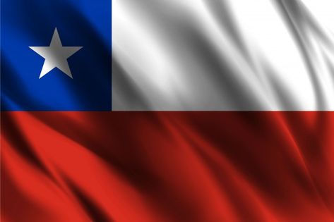 Bandeira do chile acenando abstrato Veto... | Premium Vector #Freepik #vector #fundo #pavilhao #elegante #pais South America Flag, Black And White Flag, Chile Flag, Isometric Map, Spain Culture, Chile Travel, South American Countries, White Flag, Caribbean Islands