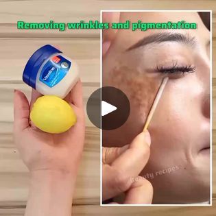 5.7M views · 20K reactions | Mix Vaseline with lemon ~ The secret that cosmetic doctors won't tell you ~ Thank me later!  #anti-aging #wrinkle removal #freshness #skin #care #removal #pigmentation #recipe #natural | Mix Vaseline with lemon ~ The secret that cosmetic doctors won't tell you ~ Thank me later!  #anti-aging #wrinkle removal #freshness #skin #care #removal... | By Beauty recipesFacebook Vaseline Face Mask, Vaseline Face, Benefits Of Vaseline, Magic Cream, Thank Me Later, Remove Acne, Beauty Recipe, Wrinkle Remover, Vaseline