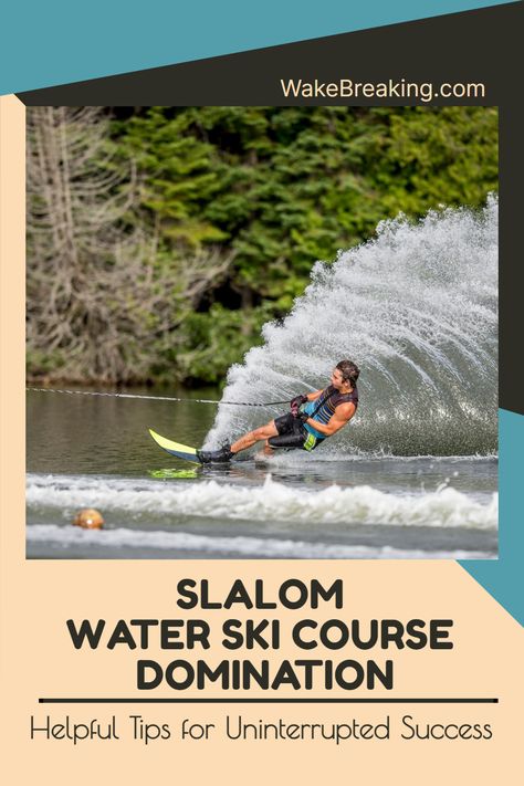 Master the thrill of the Slalom Water Ski Course with our ultimate guide! Dive in for expert tips, techniques, and strategies for uninterrupted success. Skiing Tips For Beginners, Skiing Exercises Training, Water Skiing Photography, Skiing Tips Intermediate, Skiing Training, Slalom Water Skiing, Slalom Skiing, Core Strengthening Exercises, Strengthen Core