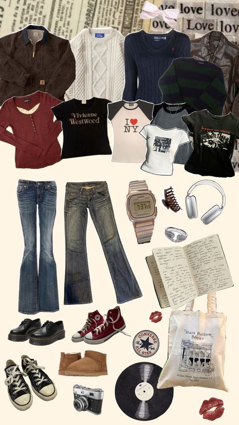 🎧💫📚 #downtowngirlaesthetic #downtown #clothes #moodboards #style #styleinspo #dreamcloset #wishlist #converse #docmartens #uggs #sweaterweather #cozy #brandymelville #leatherjacket #downtowngirl #downtownaesthetic #coffeeaesthetic #lanadelreyaesthetic #autumn #autumnaesthetic #rorygilmore #gilmoregirlsaesthetic Downtown Clothes, Downtown Girl Style, Brandy Melville Outfits, Nyc Outfits, Downtown Outfits, Outfit Collage, Downtown Girl, Outfit Goals, Dream Clothes