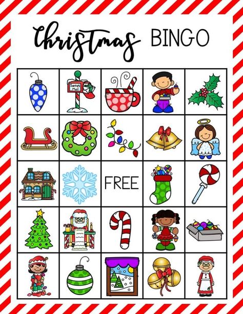 Christmas Bingo Printable Free, Christmas Bingo For Kids, Advent Fillers, Bingo Printable Free, Holiday Bingo Cards, Printable Christmas Bingo Cards, Christmas Bingo Printable, Holiday Bingo, Free Printable Bingo Cards