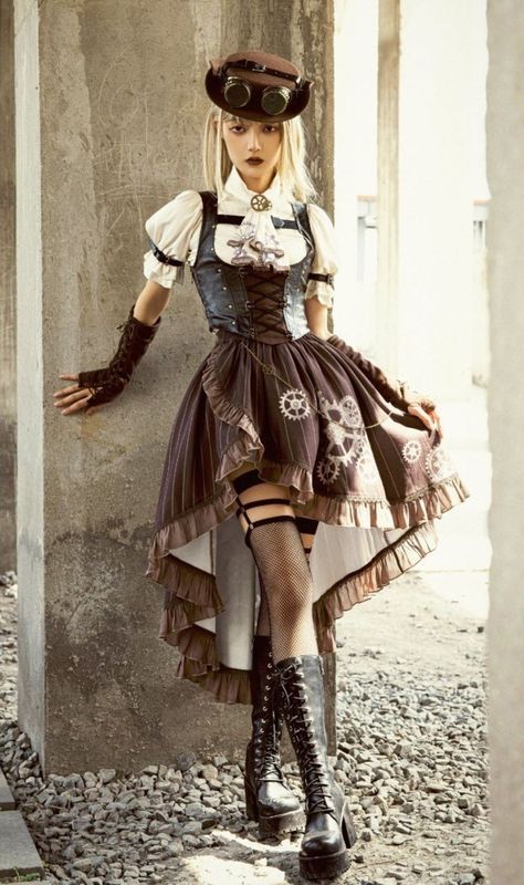 #BEAUTY, #RELATIONSHIPS #Fashion #Animals #Outfits #Winter Outfits #Animals Mode Steampunk, Steampunk Couture, Steampunk Aesthetic, Steampunk Dress, Perpetual Motion, Steampunk Costume, Danganronpa V3, Fantasias Halloween, Steampunk Clothing