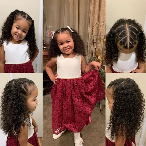 💜 𝕁𝕒𝕔𝕜𝕚𝕖 💜 on Instagram: “Sélena’s Thanksgiving hairstyle💁🏻‍♀️💜💜 #sélenashairstyles #sélenamorgan #mybeautiful #toddlerhairstyles #mixedkidshairstyles #kiddycurls…” Hair For Kids Girls Easy, Thanksgiving Hairstyles For Kids, Mixed Toddler Hairstyles, Thanksgiving Hairstyle, Mixed Toddler, School Hairdos, New Trendy Hairstyles, Mixed Kids Hairstyles, Thanksgiving Hairstyles