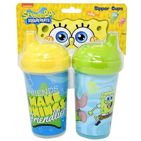 Cudlie Baby Boy 2 Pack 10 Oz Hard Spout Sippy Cup for Toddler, Sponge Bob Camo Quilt, Toddler Sippy Cups, Elmo And Cookie Monster, Moby Wrap, Feeding Toddlers, Conversation Cards, Baby Cups, Sippy Cups, Sponge Bob