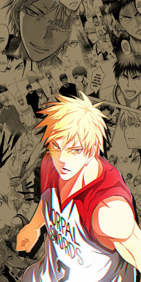 Kagami Vs Aomine, Anime Basket, Mango Desserts, Kise Ryota, Cool Basketball Wallpapers, Aomine Kuroko, Kuroko No Basket Characters, Kise Ryouta, Basketball Anime