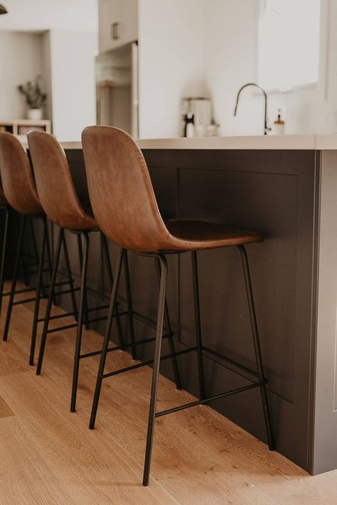 Leather Dining Room Chairs Modern, Stools With Backs For Kitchen Island, Barstool Chairs Kitchen Counters, Bar Stools Basement, Bar Area Rug, Crate And Barrel Bar Stools, Leather Kitchen Bar Stools, Modern Boho Bar Stools, Kitchen Bar Stools Farmhouse