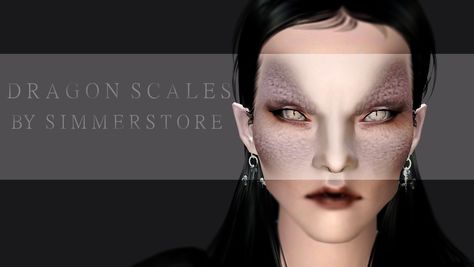 Dragon Scales by Simmer Store *download in link Dnd Character Sheet, Mermaid Skin, Scale Skin, Fantasy Life, Dragon Scales, Scary Makeup, Dragon Scale, Sims Mods, Sims 4 Cc