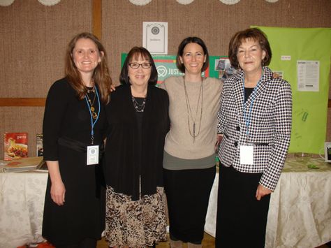 Left to right: Anita Reeves (president), Janice Dixon (first counselor), Korri Roach (secretary) and Connie Easton (second counselor) of the Boulder Colorado Stake Relief Society presidency pose for a picture after the stake’s Relief Society conference, “Something Extraordinary,” on Feb. 22, 2014, in Louisville, Colo. Stake Relief Society Conference Ideas, Relief Society Presidency, Emma Smith, Lds Relief Society, Relief Society Activities, Womens Conference, First Meeting, Leadership Training, Church Of Jesus Christ