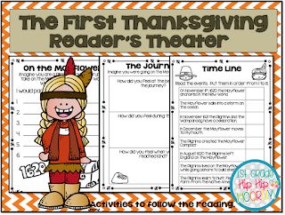 The First Thanksgiving...Reader's Theater and Activities Thanksgiving Readers Theater, First Grade Thanksgiving, The First Thanksgiving, Reader's Theater, Teaching Drama, High School Art Lesson Plans, Drama Games, Readers Theater, Dramatic Play Centers