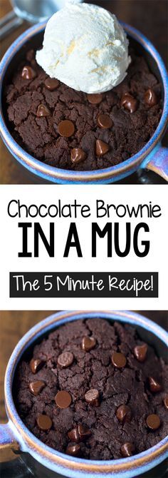 How To Make A Chocolate Brownie In A Mug, the five minute recipe! Completely vegan recipe and super easy #vegan #brownies #recipe #healthy #mugs #mugcake Chocolate Brownie In A Mug, Brownie In A Mug Recipe, Brownie Mug Cake, Brownie Mug, Mug Brownie Recipes, Mug Recipe, Gooey Chocolate Brownies, Easy Mug Cake, Cake Brownie