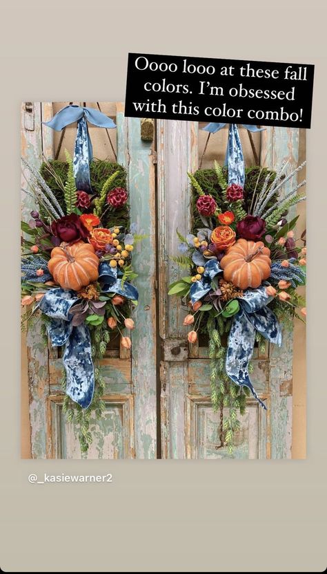 Fall Dinnerware, Holiday Hacks, Fall Decor Wreaths, Fall Floral Arrangements, Fall Door Decorations, Vacuum Storage, Fall Arrangements, Fall Thanksgiving Decor, Diy Fall Wreath