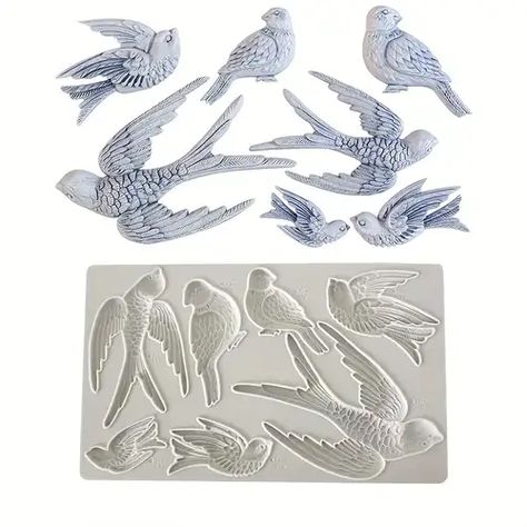 Temu | Explore the Latest Clothing, Beauty, Home, Jewelry & More Iod Molds, Cardinals Birds, Tanah Liat, Resin Clay, Baking Cupcakes, Dessert Decoration, Mors Dag, Candy Molds, Fondant Molds