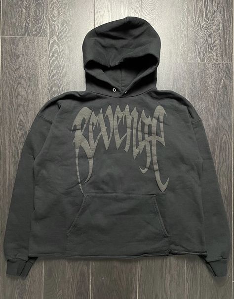 Aesthetic Revenge, Revenge Hoodie, Fashion Outfits Aesthetic, Grunge Aesthetics, Unique Nail Art, Fashion Models Men, Barb Wire, Simple Closet, Black Men Street Fashion