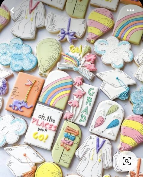 Kindergarten Graduation Party, Cookie Icing Recipe, Royal Icing Sugar, Today Is Your Day, Crazy Cookies, Easter Dinner Recipes, Graduation Cookies, Cookie Company, Sugar Cookie Designs