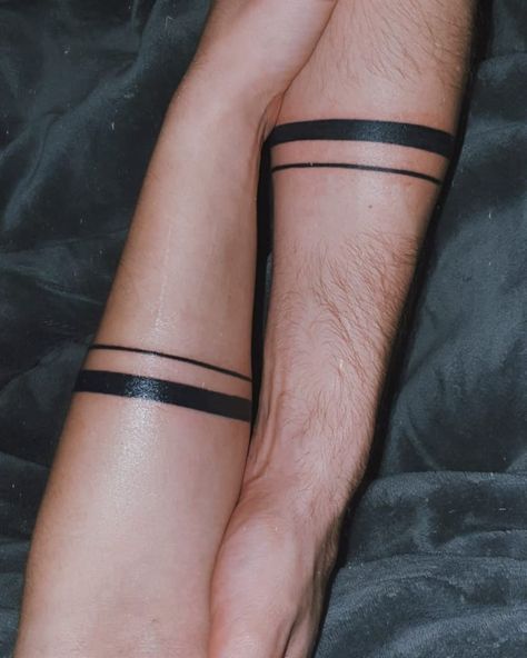 Negative Space Arm Band Tattoo, Wristband Tattoo, Jay Alvarez, Black Band Tattoo, Thigh Band Tattoo, Tattoo Strength, Tattoos Ideas For Women, Puppy Tattoo, Bracelet Tattoo