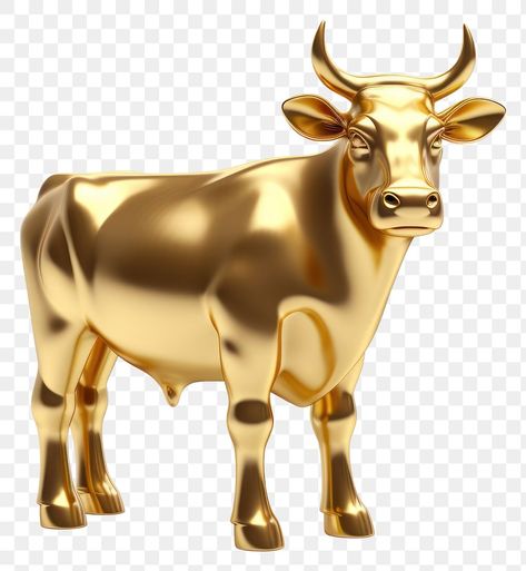 Cow Photography, Golden Calf, Cow Drawing, Banner Ideas, Cow Png, Gold Design, Cow, Photography, Gold