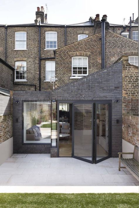 Gallery of Blue House / De Rosee Sa - 9 Home Exterior Brick, House Extension Design, London House, Victorian Terrace, Home Exterior, Terraced House, House Extensions, Trendy Home, Exterior Brick