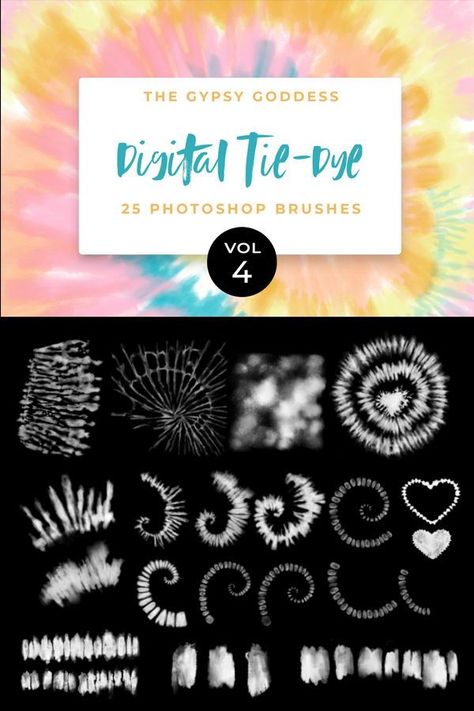 Check out this set of Tie-Dye Brushes and many more on my shop! Guaranteed to help you bump up your digital tie-dye designs in Photoshop! #diy #graphicdesign #templates #photoshopbrushes #designyourown #graphicdesigntips #designthings #graphicdesignideas #design #graphicinspiration #blackfriday Tie Dye Graphic Design, Tie Die Patterns, Diy Graphic Design, Digital Fashion Illustration, Dye Techniques, Dye Patterns, Holiday Sweaters, Spiral Tie Dye, Tie Dye Techniques