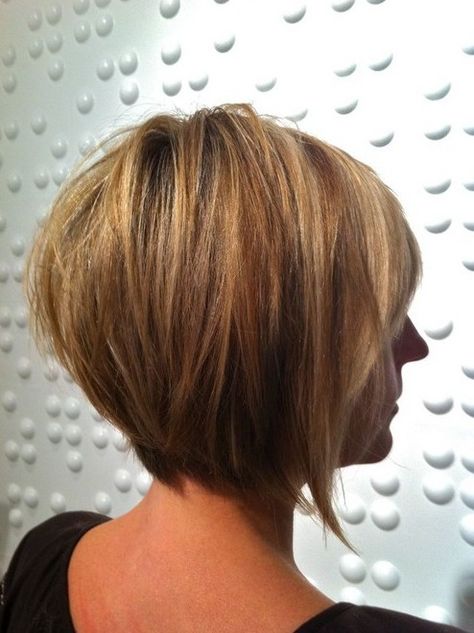 Layered Bob Hairstyle Trendy We Fryzurach, Short Ombre Hair, Short Hair Trends, Layered Bob Hairstyles, Haircut And Color, Short Bob Hairstyles, Love Hair, Short Hair Cuts For Women, Hair Today