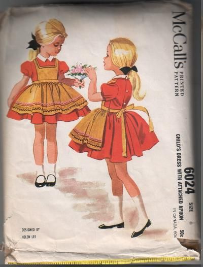 Helen Lee, Vintage Clothes Patterns, Buttoned Dress, Vintage Kids Clothes, Childrens Sewing Patterns, Girl Dress Pattern, Sewing Patterns Girls, Vintage Dress Patterns, Mccalls Sewing Patterns