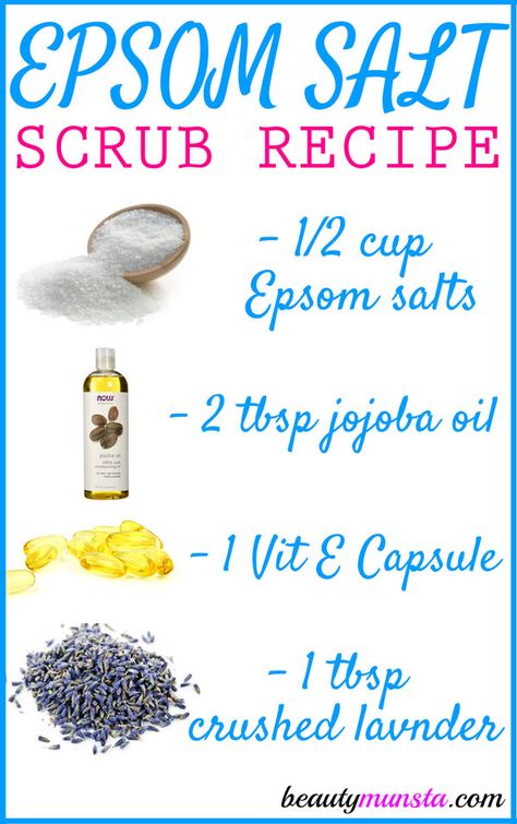 Use this easy Epsom salt scrub recipe for bright clear skin! Benefits of Epsom Salt for Skin Epsom salt is amazing for skin! It has a slight abrasive texture that makes it able to gently slough off dead cells from skin. Epsom salt also promotes blood circulation which enables nutrients to flow to all skin … Epsom Salt Scrub Recipe, Benefits Of Epsom Salt, Epsom Salt Scrub, Epsom Salt Benefits, Salt Face Scrub, Salt Scrub Recipe, Coffee Face Scrub, Body Scrub Recipe, Skin Care Routine For 20s