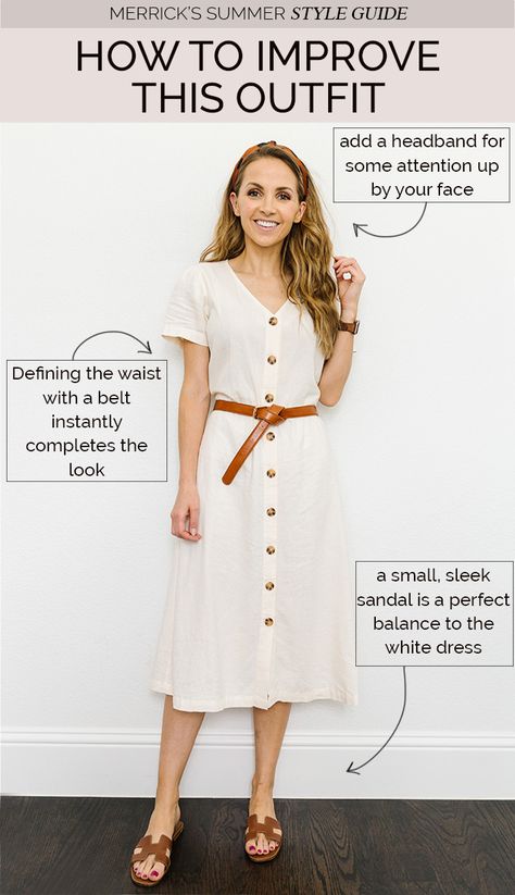 how to improve your dress outfit Timeless Casual Outfits, Elevate Outfit, Outfits With Dresses, Kibbe Style, Styling Hacks, Linen Pants Outfit, Modest Clothes, Summer Style Guide, Modest Style