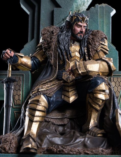 Claudia Ludwig on Twitter: "PERFECT #RichardArmitage #thorinoakenshield #thehobbit https://t.co/YnlzfGda0a https://t.co/4rEPx7Txq3" Hobbit Poster, King On Throne, John Howe, Thorin Oakenshield, Weta Workshop, Jrr Tolkien, Gandalf, Dark Lord, Richard Armitage