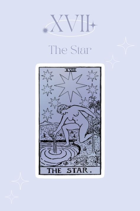 The Star Tarot Wallpaper, Tarot Cards Major Arcana, Fortune Telling, Major Arcana, Star Stickers, Bright Future, Tarot Card, The Star, Tarot Cards