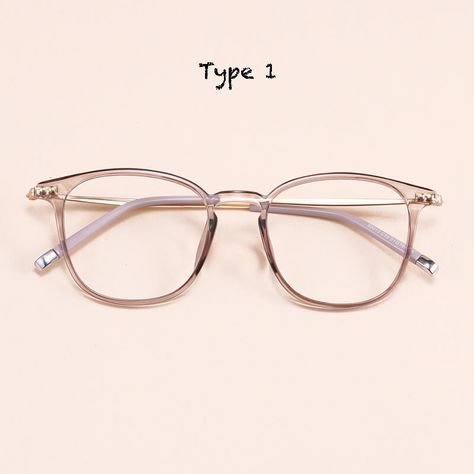 Frames For Glasses, Transparent Glasses Frames, Cute Glasses Frames, Glasses Frames Trendy, Fancy Glasses, Glasses Trends, Womens Glasses Frames, Transparent Glasses, Kacamata Fashion