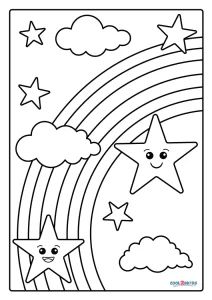 Free Printable Star Coloring Pages For Kids The Three Kings, Free Kids Coloring Pages, Star Coloring Pages, Printable Star, Pattern Coloring Pages, Rhymes For Kids, Printable Coloring Sheets, Rainbow Star, Three Kings