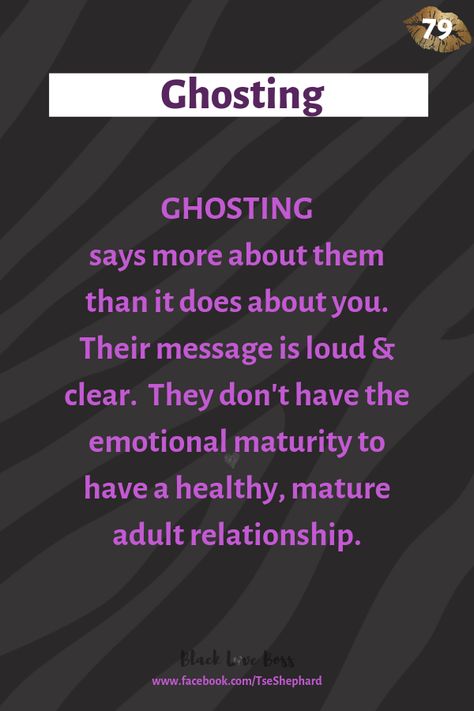 Most of us have experienced ghosting. WE HATE IT! Unfortunately many men won't be honest and have a conversation to say they are not interested. #ghosting #dating #relationships Men Who Ghost You Quotes, Ghosted Quotes Dating, Quotes About Ghosting Someone, When You Get Ghosted Quotes, Ghosting Someone Quotes, Friends Who Ghost You Quotes, Friends Ghosting Quotes, Being Ghosted Quotes, Getting Ghosted Quotes