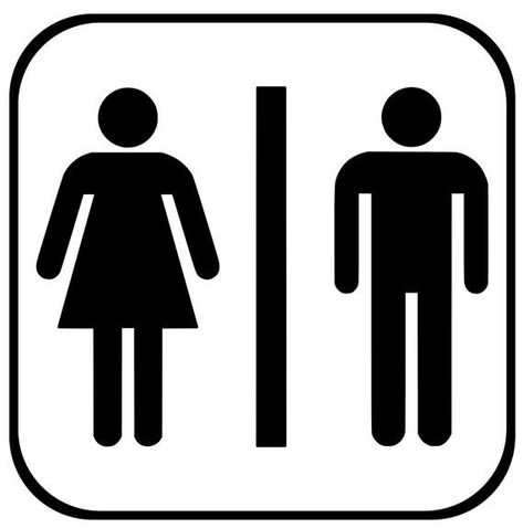 Bathroom For Men, Mens Room, Ladies Room, Restroom Sign, Female Symbol, Shower Organization, Toilet Sign, Small Remodel, Sign Man