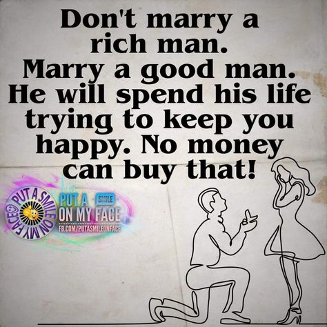 Happy Married Life Quotes, Marry A Rich Man, Famous Quotes Inspirational, Married Life Quotes, Money Can't Buy Happiness, Dynamic Wallpaper, Flip House, Happiness In Life, The Key To Happiness