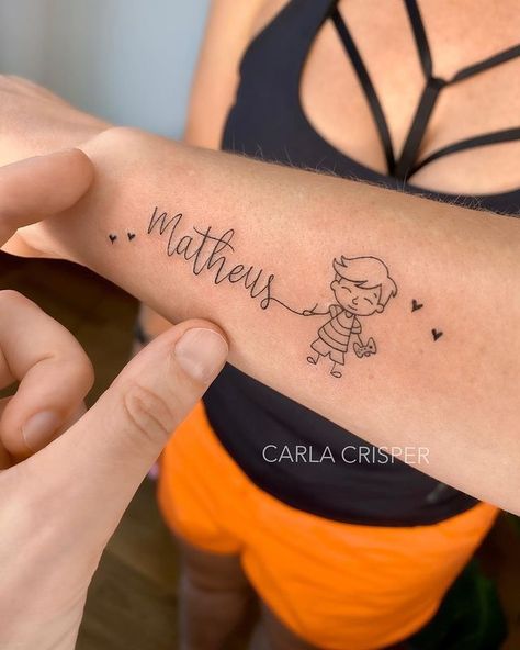 9 Tattoo, Name Tattoos For Moms, Tato Dengan Makna, Tattoo Couple, Mom Tattoo Designs, Tattoos With Kids Names, Mommy Tattoos, Mother Tattoos, Tattoo For Son