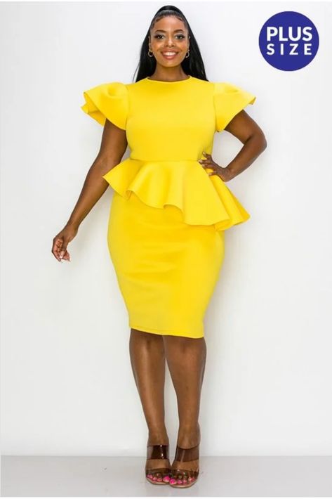 Dresses Materials, Something To Talk About, Plus Size Boutique, Statement Sleeves, Scuba Dress, Grad Dresses, Garment Bag, Midi Dress With Sleeves, Plus Size Dress