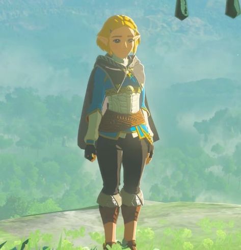 Breath Of The Wild Outfits, Short Hair Zelda, Loz Art, Zelda Wallpaper, Zelda Fanart, Zelda Totk, Light Dragon, Botw Zelda, Princesa Zelda