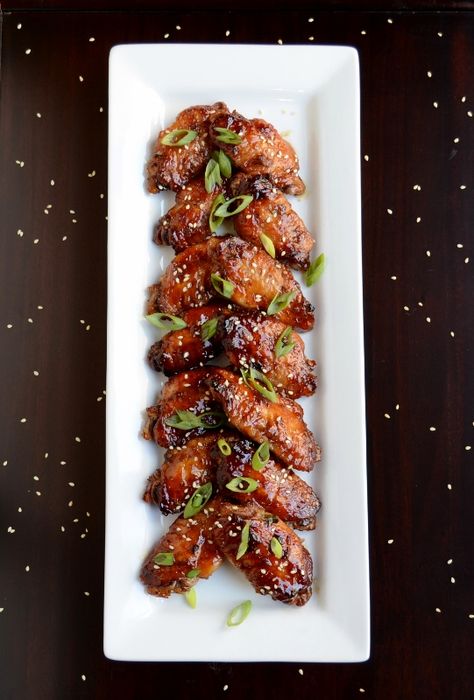 Chicken Wings Plating Ideas, Chicken Wings Plating, Wings Plating, Teriyaki Wings Recipe, Teriyaki Chicken Wings Recipe, Chicken Wing Marinade, Teriyaki Wings, Teriyaki Chicken Wings, Menu Cafe